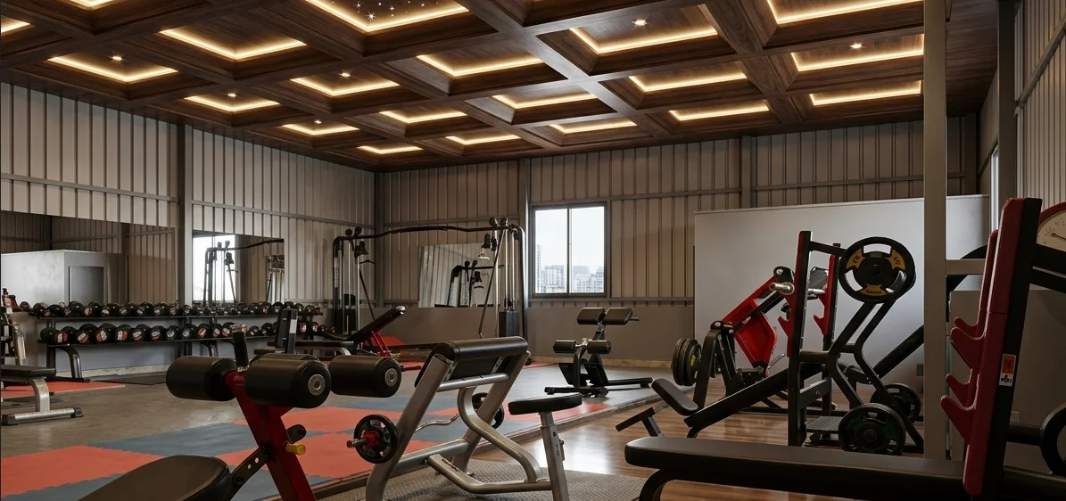 Strength training workout at Vincent Fitness Trichy